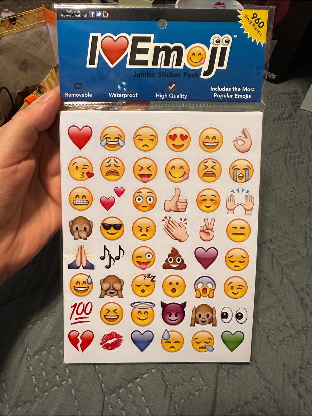 Everything Emoji Jumbo Sticker Pack - 960 Popular Emojis